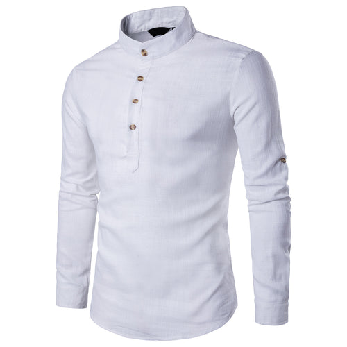 Eastern Calm Mandarin Collar