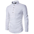 Eastern Calm Mandarin Collar