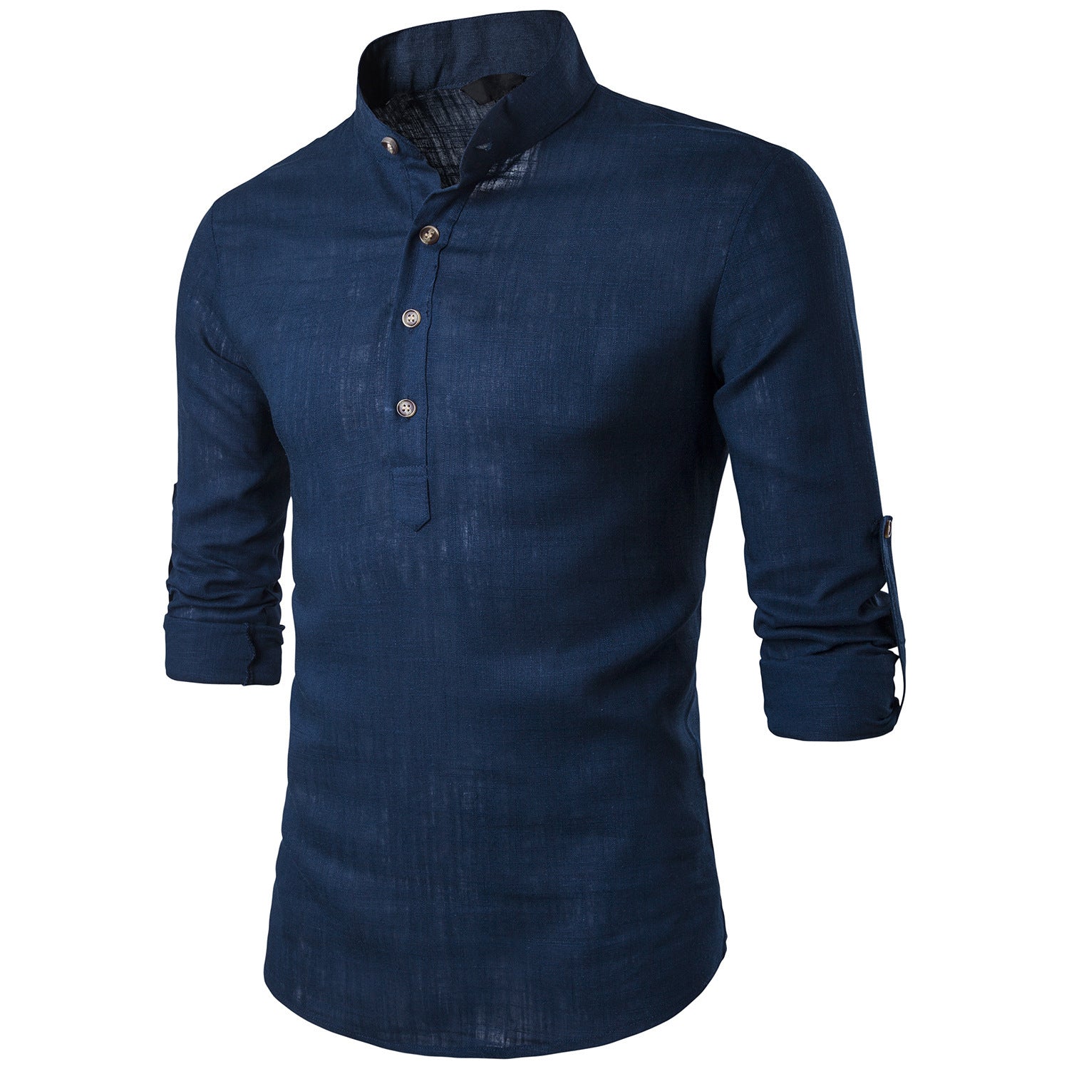 Eastern Calm Mandarin Collar