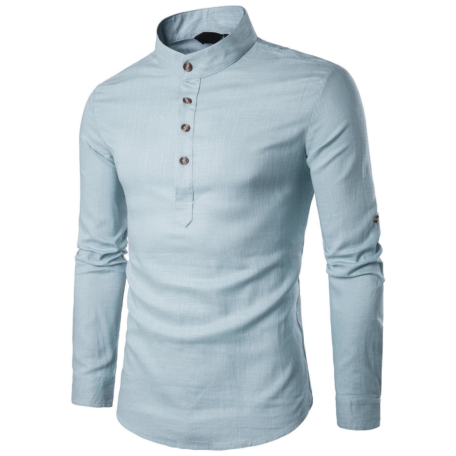 Eastern Calm Mandarin Collar