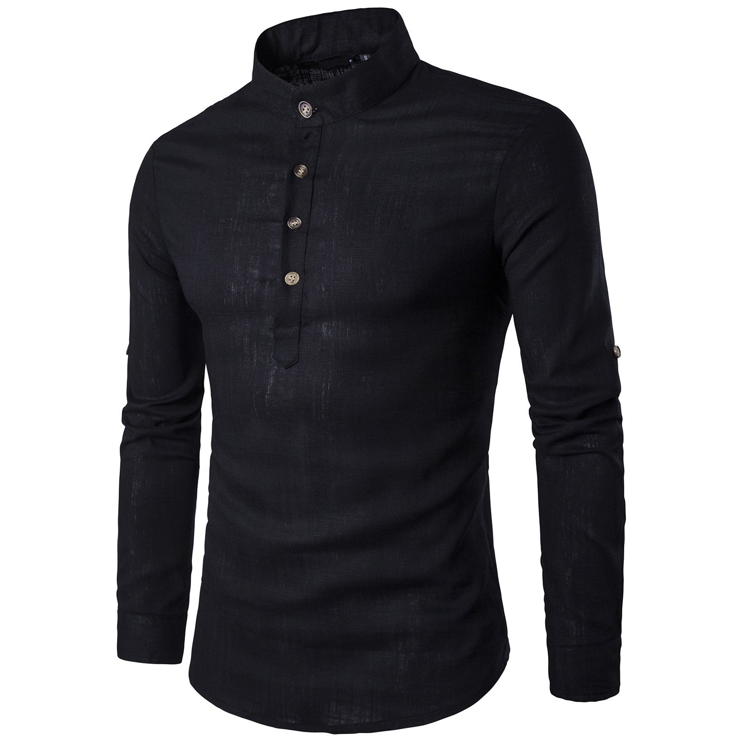 Eastern Calm Mandarin Collar