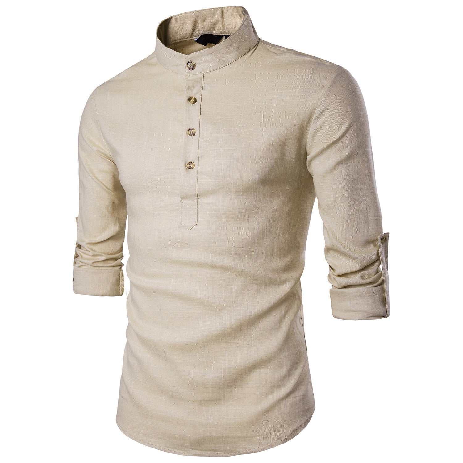 Eastern Calm Mandarin Collar