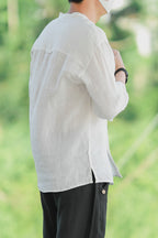 Ivory Solstice Half Collar Shirt