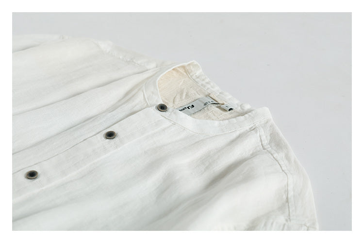 Ivory Solstice Half Collar Shirt