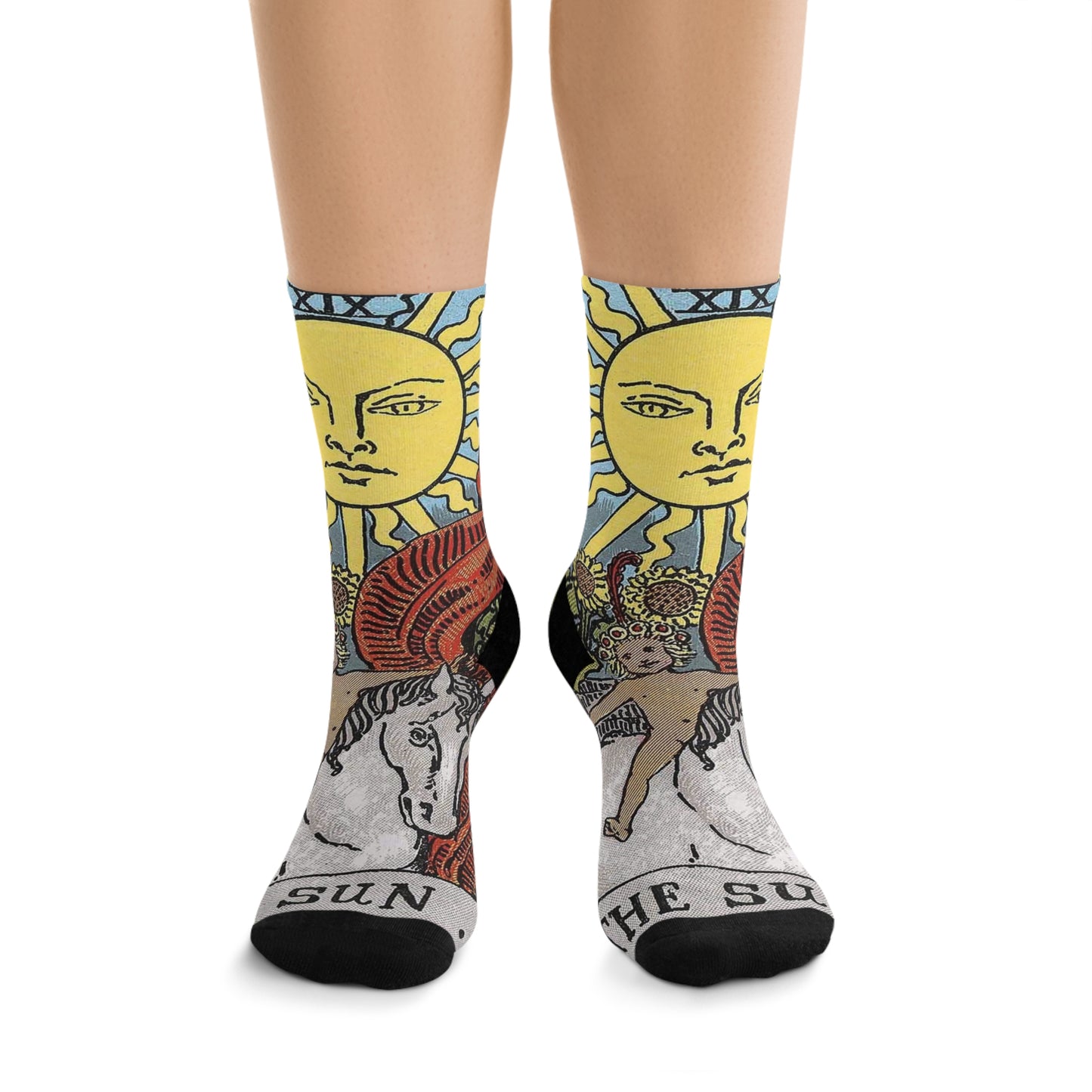 The Sun / Tarot / Recycled Poly Socks