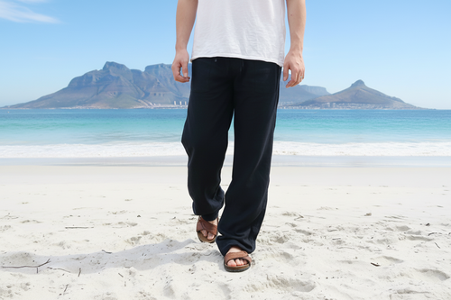 Coastal Drift Linen Trousers