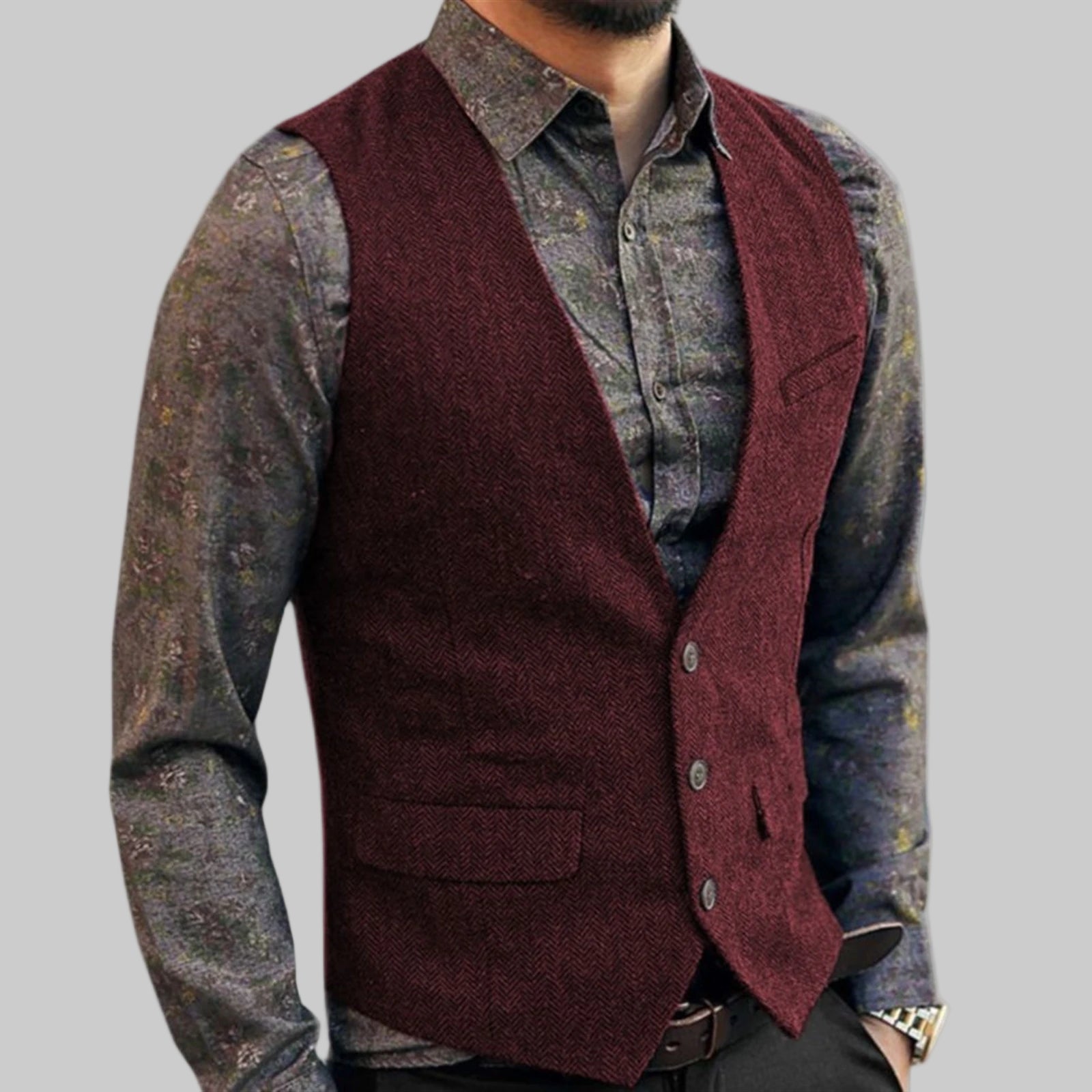 The Whitmore Tweed Waistcoat