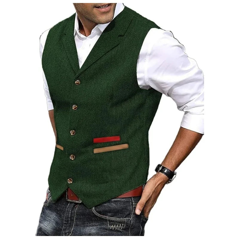 The Huntsman Tweed Waistcoat