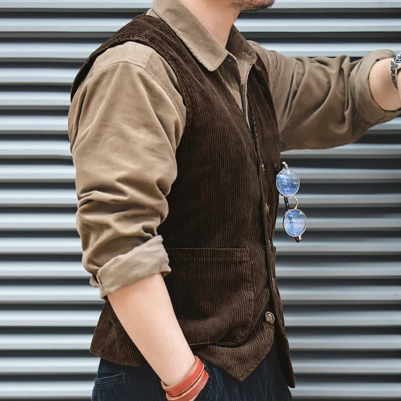 Maden Vintage Corduroy Vest