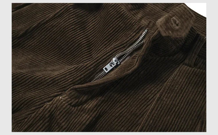 Cambridge Corduroy Pleated Trousers