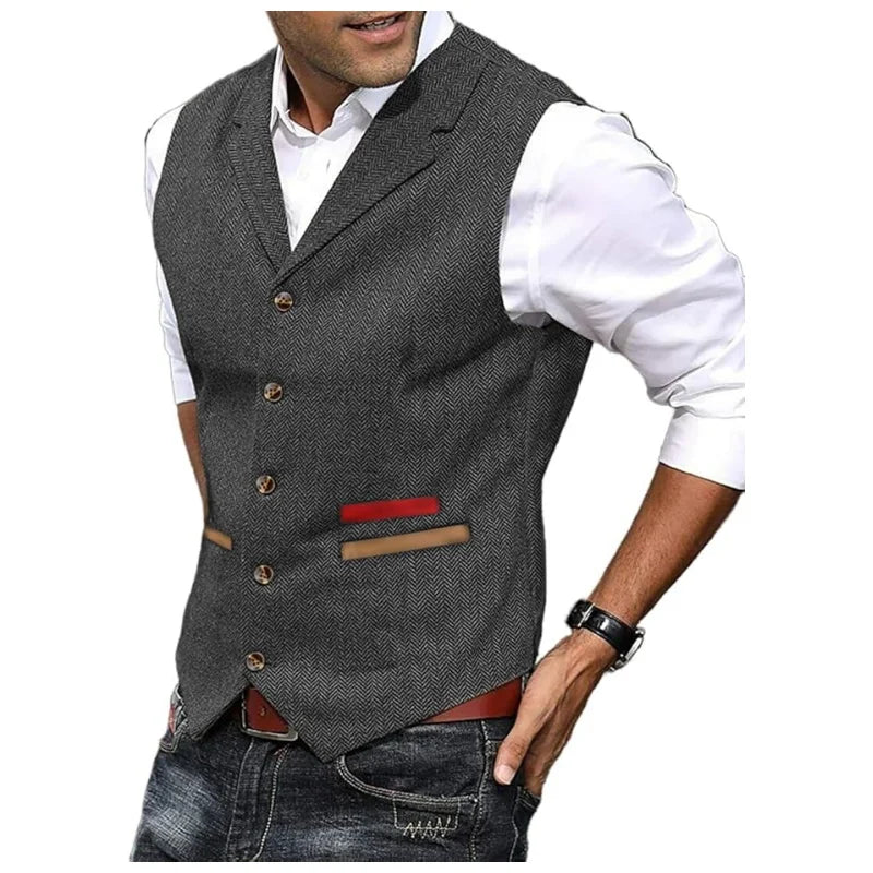 The Huntsman Tweed Waistcoat