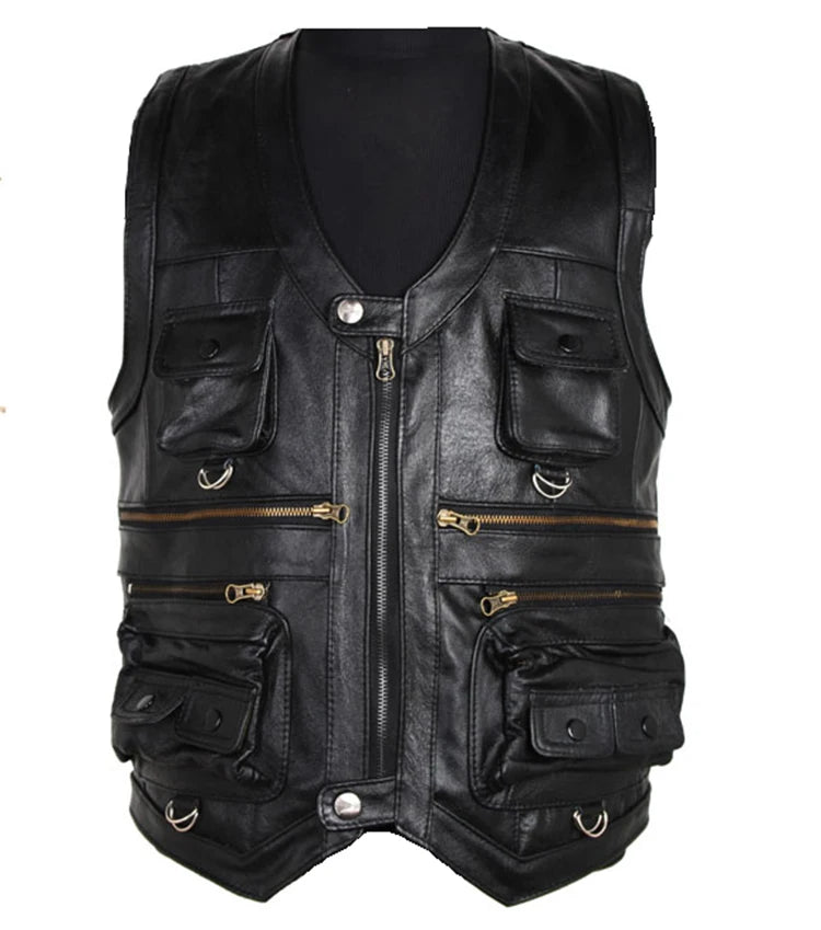 The Maverick Leather Vest
