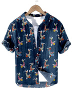 Lapel Hawaiian Shirt