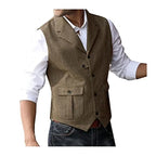 Wool Tweed Gentleman’s Suit Vest