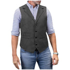 Herringbone Tweed Waistcoat