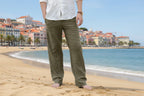 Coastal Drift Linen Trousers