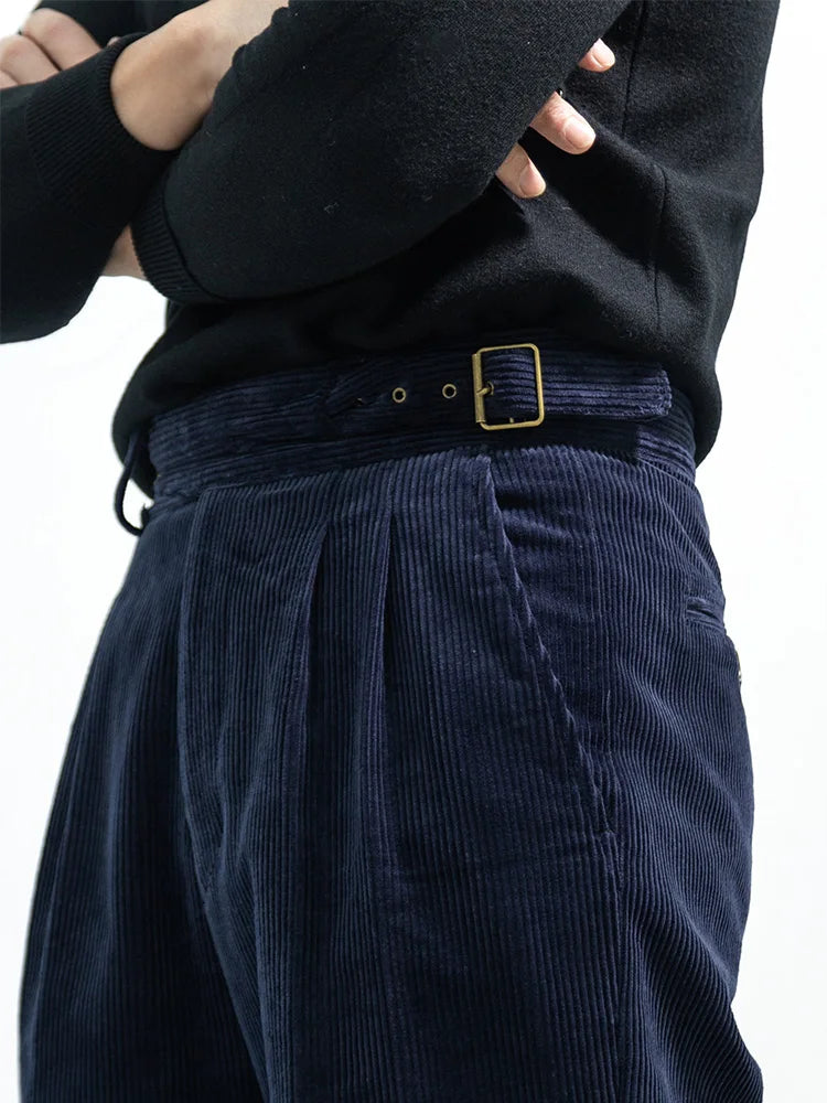 Navy Light House Corduroy