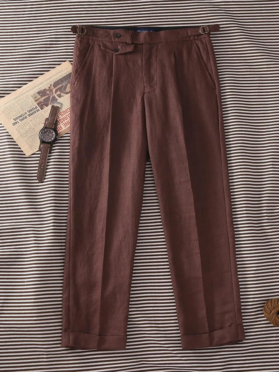 Napolitan Linen Trousers