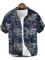 Lapel Hawaiian Shirt