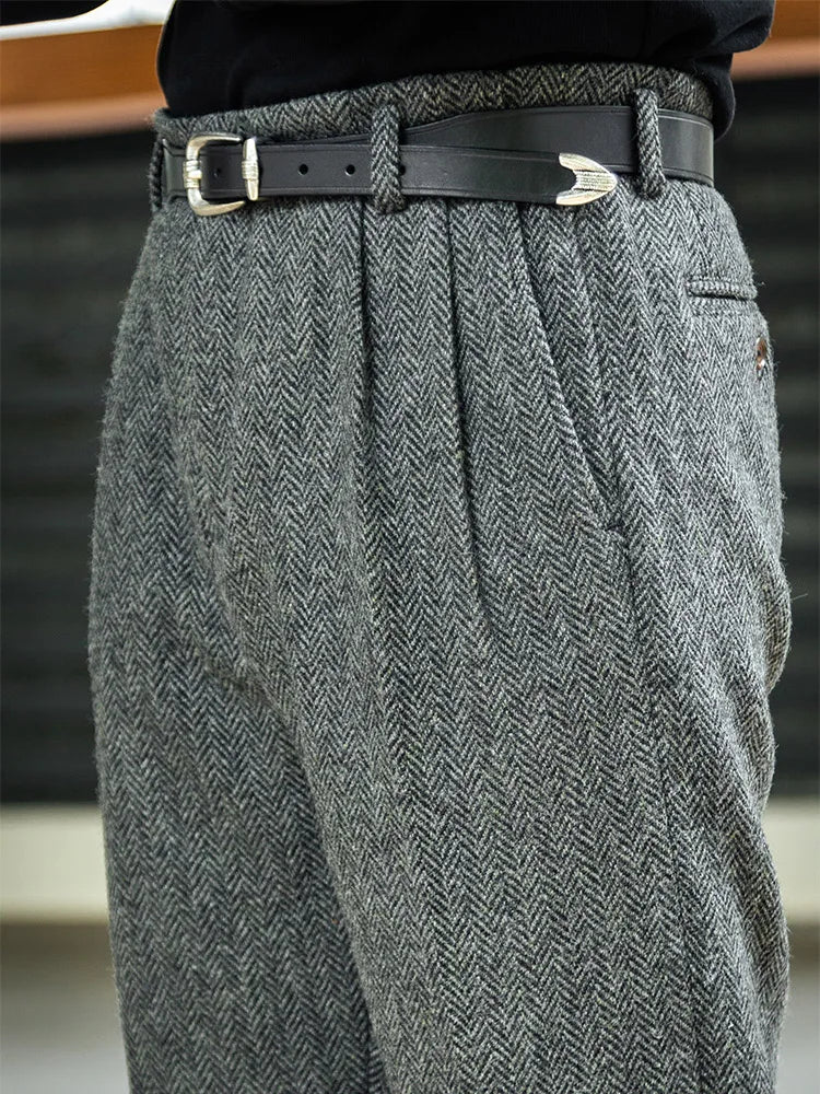 Ashford Grey Wool Pants