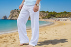 Coastal Drift Linen Trousers
