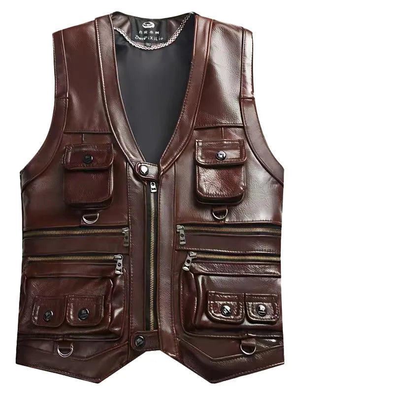 The Maverick Leather Vest