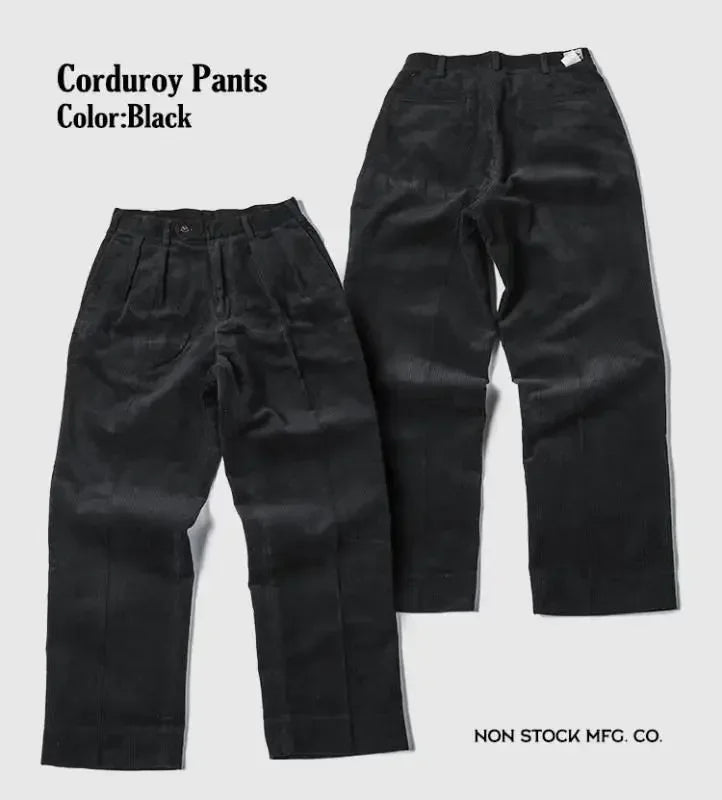 Cambridge Corduroy Pleated Trousers