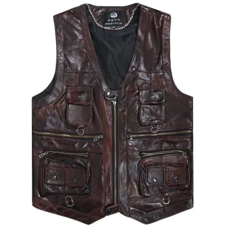The Maverick Leather Vest