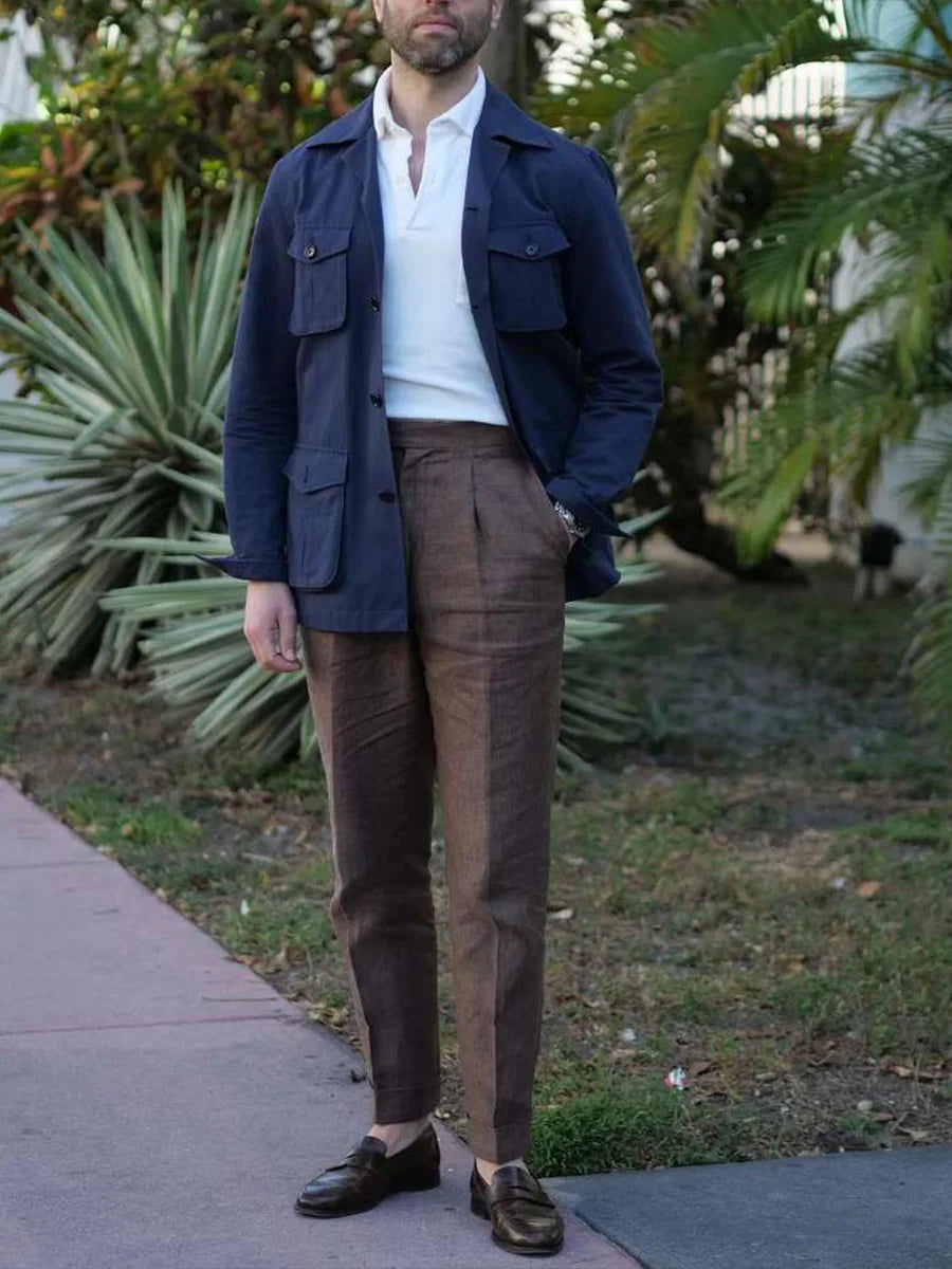 Napolitan Linen Trousers