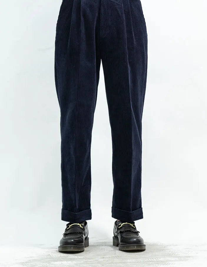 Navy Light House Corduroy