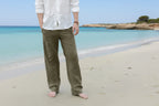 Coastal Drift Linen Trousers