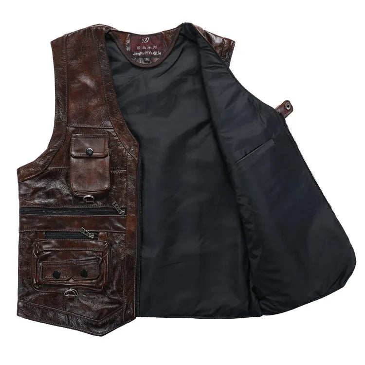 The Maverick Leather Vest