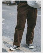 Cambridge Corduroy Pleated Trousers