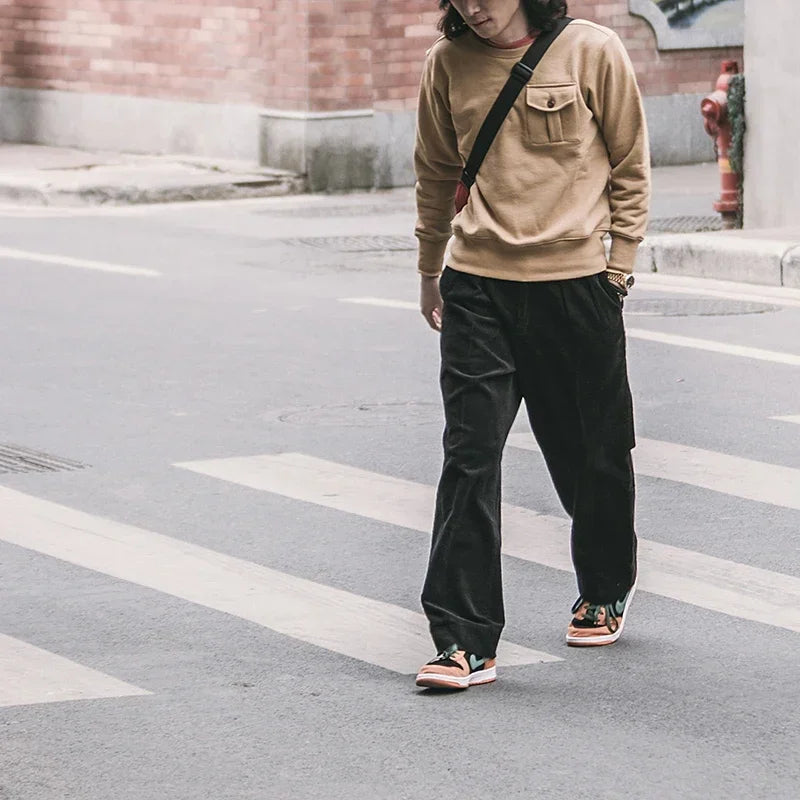 Cambridge Corduroy Pleated Trousers