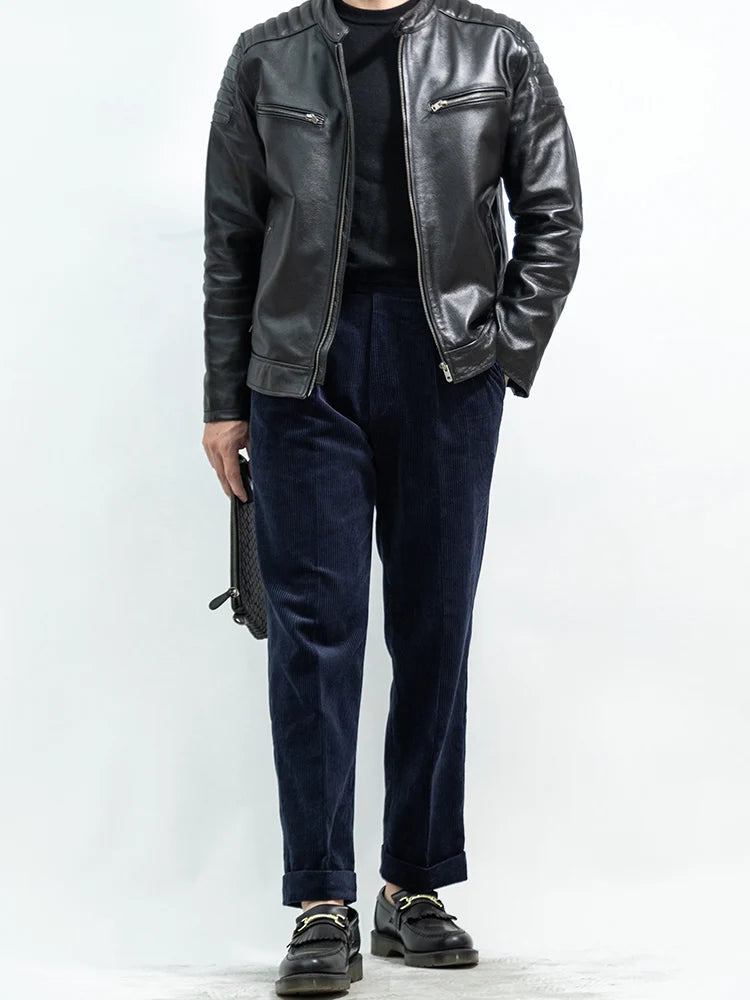 Navy Light House Corduroy