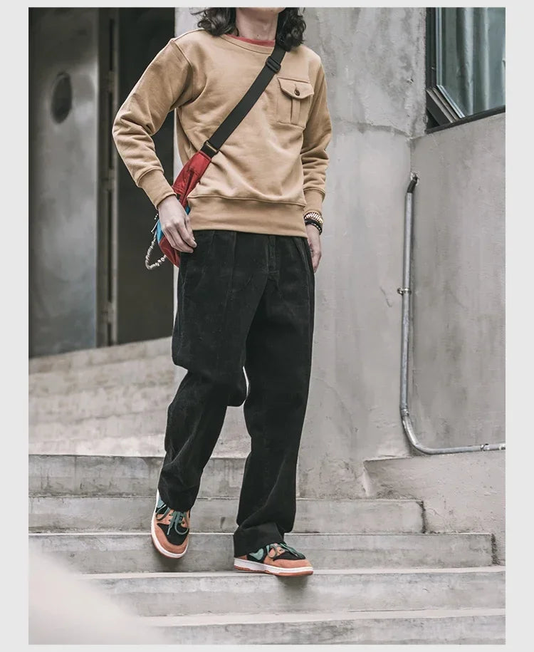 Cambridge Corduroy Pleated Trousers