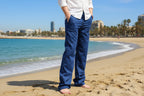 Coastal Drift Linen Trousers