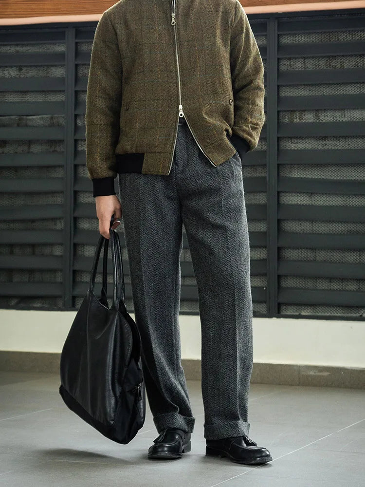 Ashford Grey Wool Pants