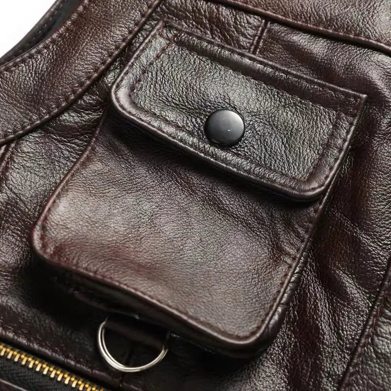 The Maverick Leather Vest