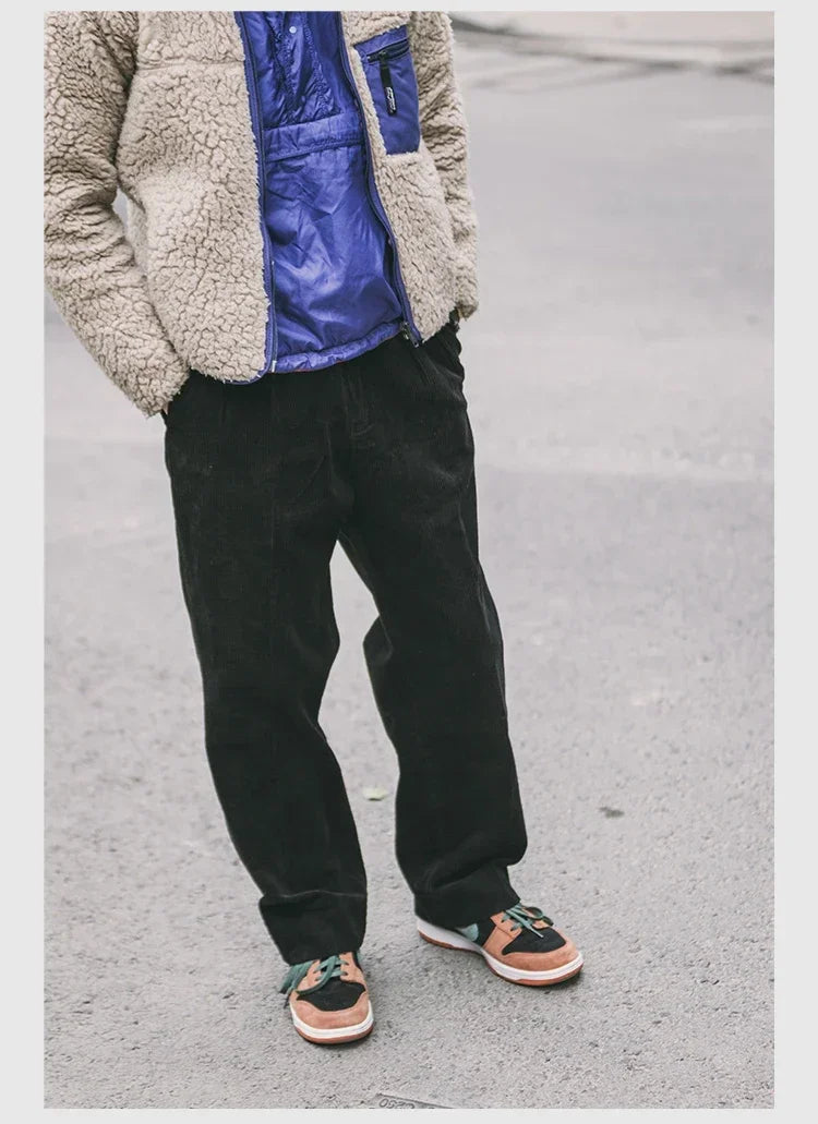 Cambridge Corduroy Pleated Trousers