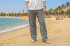 Coastal Drift Linen Trousers