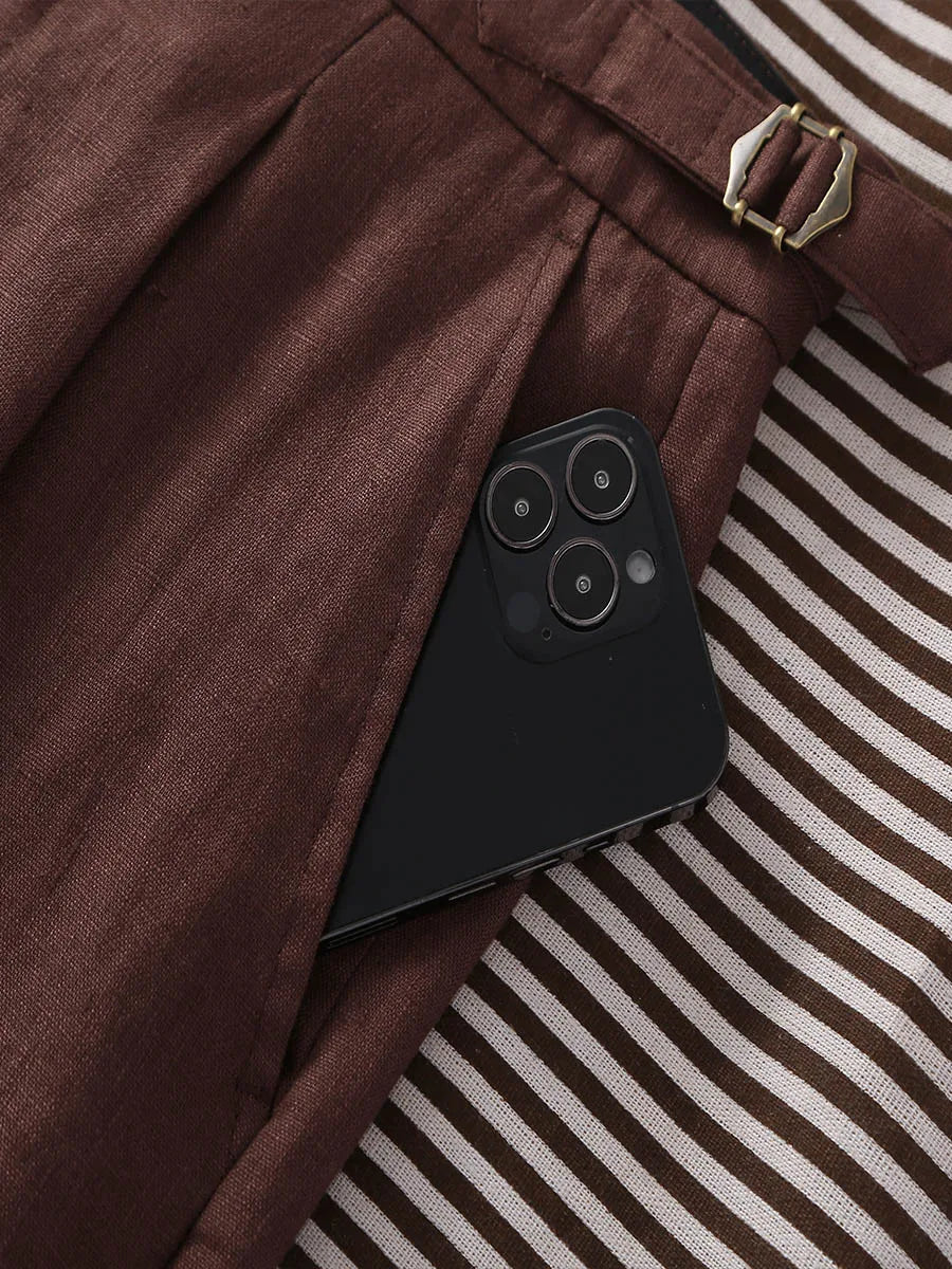 Napolitan Linen Trousers