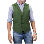 Herringbone Tweed Waistcoat