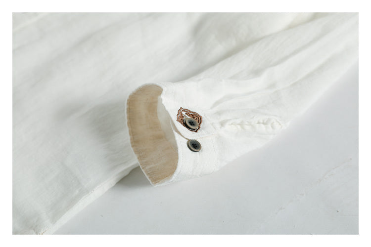 Ivory Solstice Half Collar Shirt